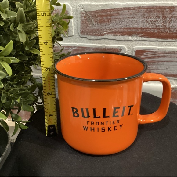 “3/$15” - Bulleit Frontier Whiskey Ceramic Stoneware Mug Coffee Cup - Excellent - Picture 9 of 9